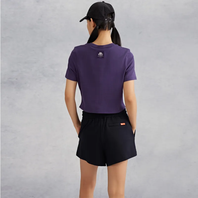 Kappa Summer T Shirt Women's Purple-2