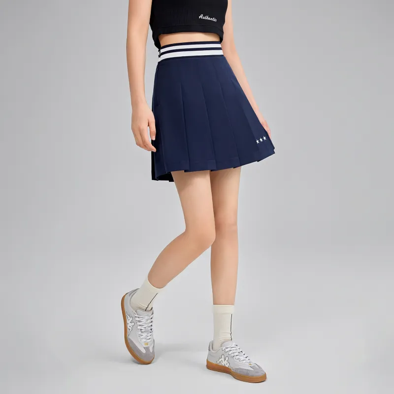 Kappa 1916 Series Casual Short Skirts Women's Midnight Blue-3