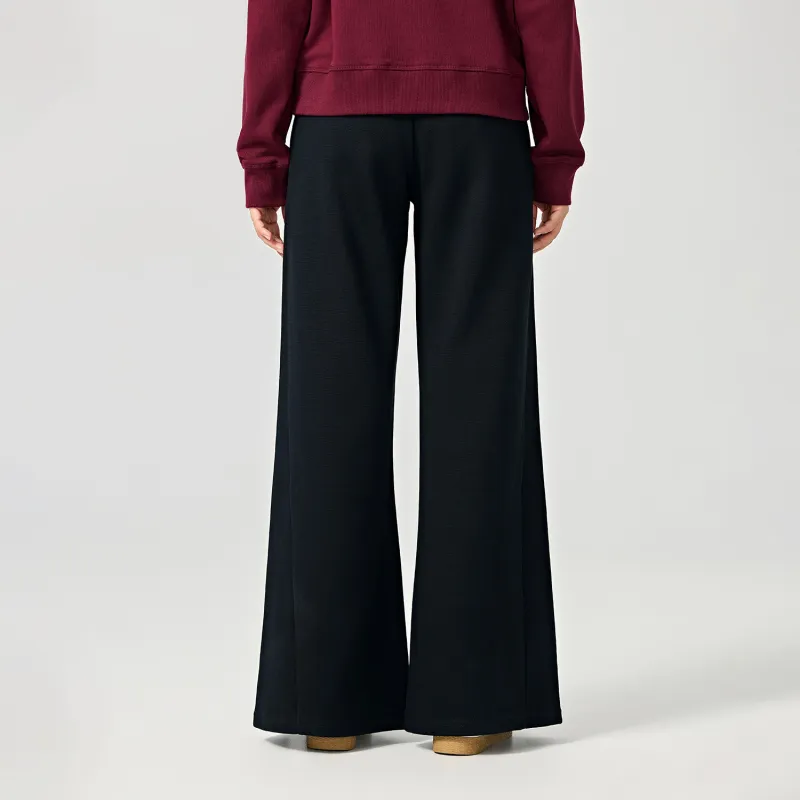 Kappa 1916 Series Knitted Sweatpants Women's Black-4