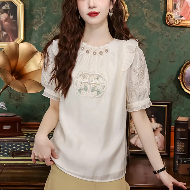 KUNZHUDAXIANG Shirts Women's-11