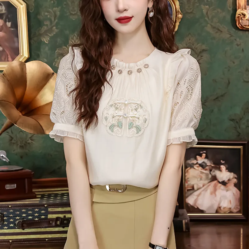 KUNZHUDAXIANG Shirts Women's-12
