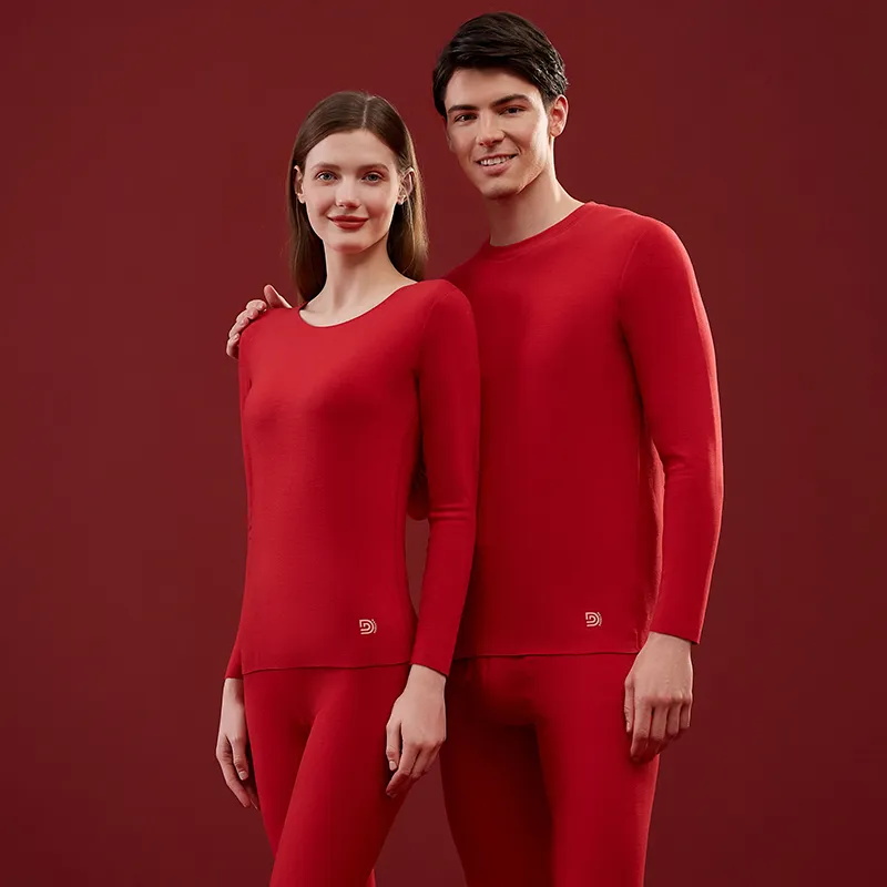 Top Melon Thermal Set Women's Gift Box Set China Red-4