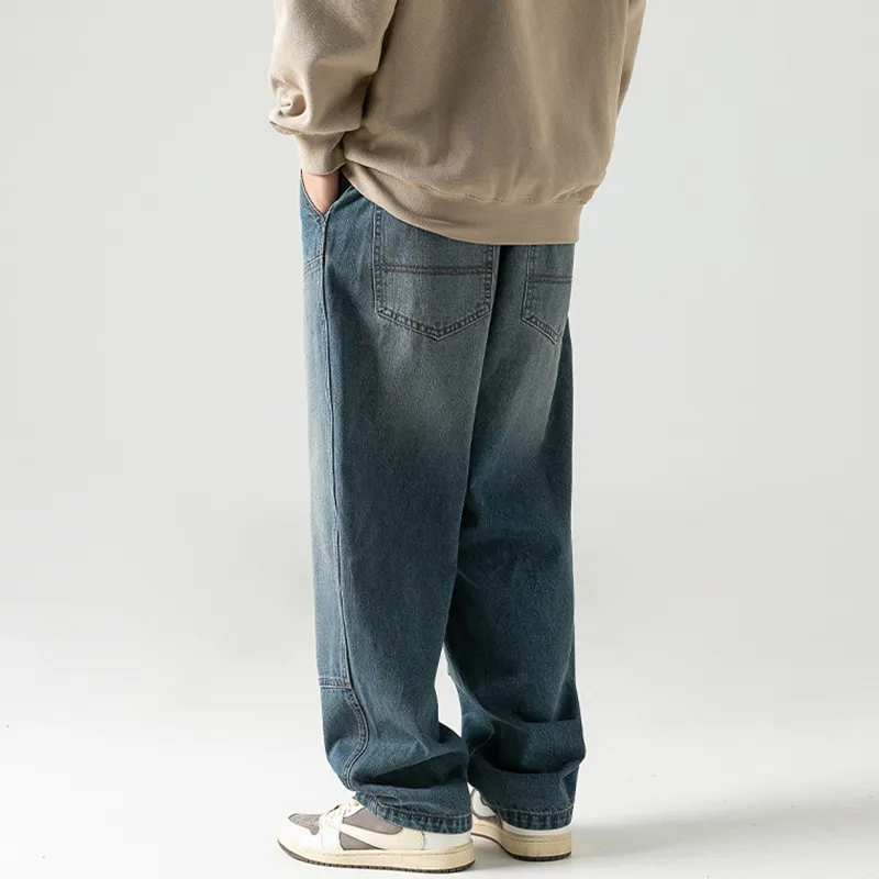 BAIJUAN Jeans Unisex Blue-3