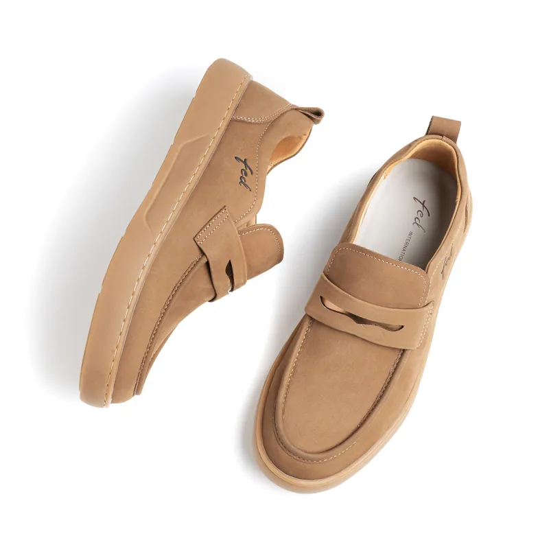 FED Loafers Men Black/Khaki-9