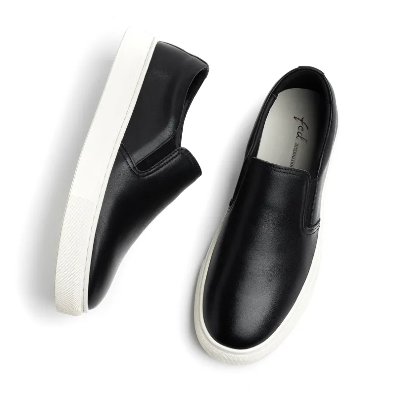 FED Loafers Men Black-4