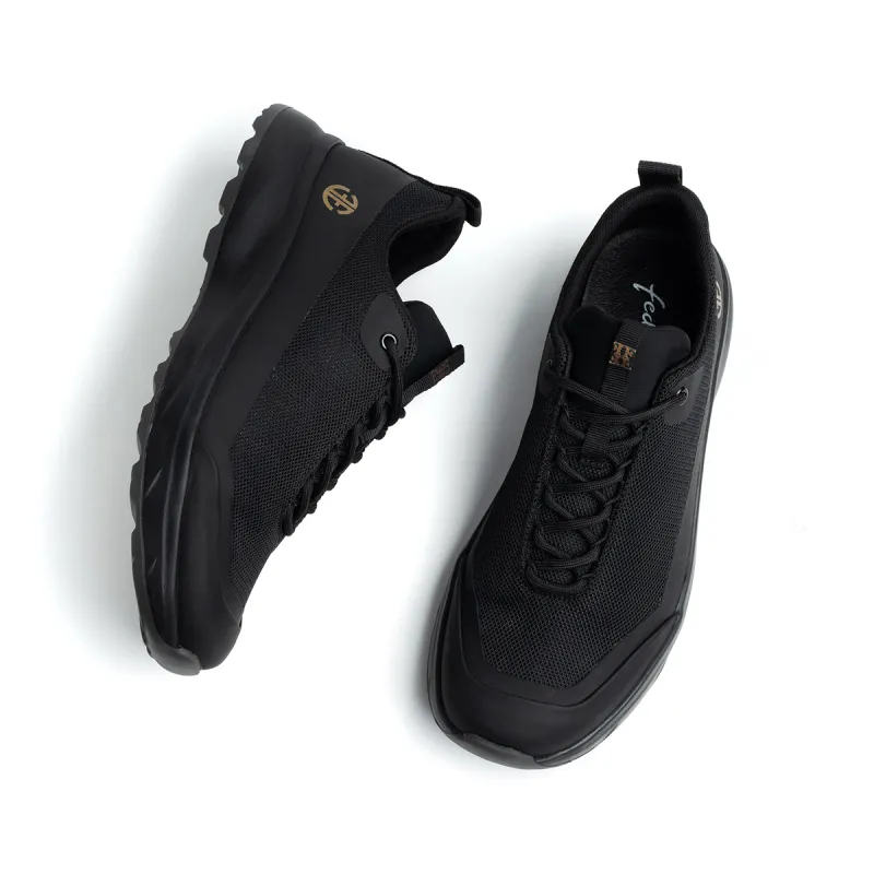 FED Low Top Casual Shoes Men's Black-5