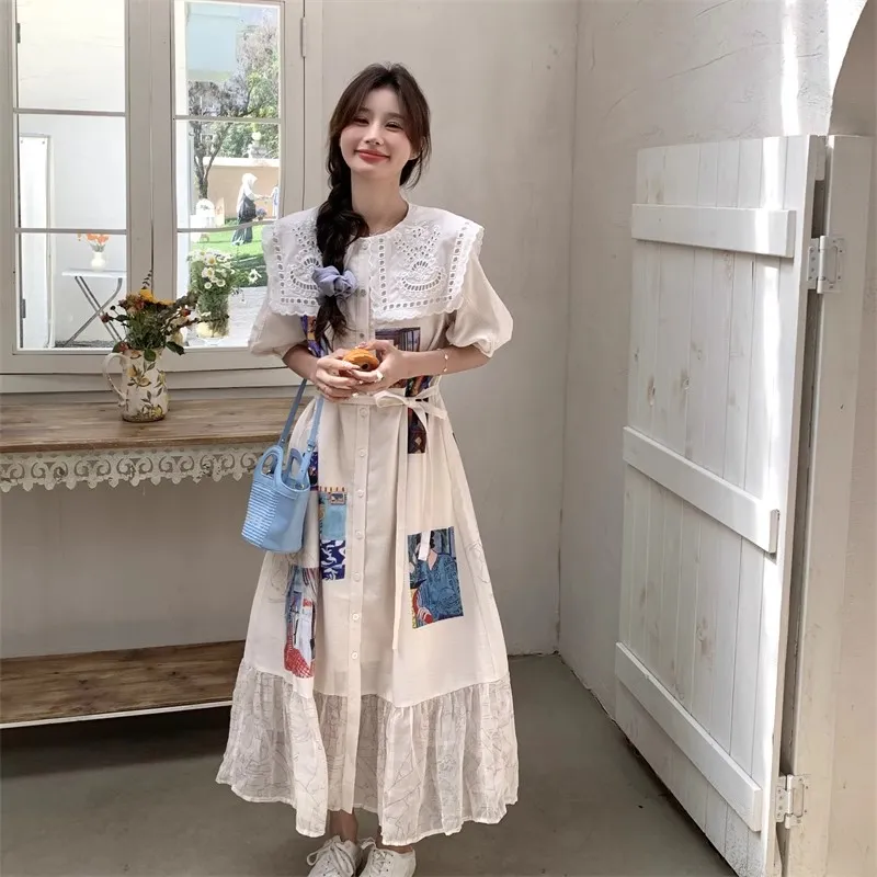 Lookinto Short Sleeved Dress Women's-6