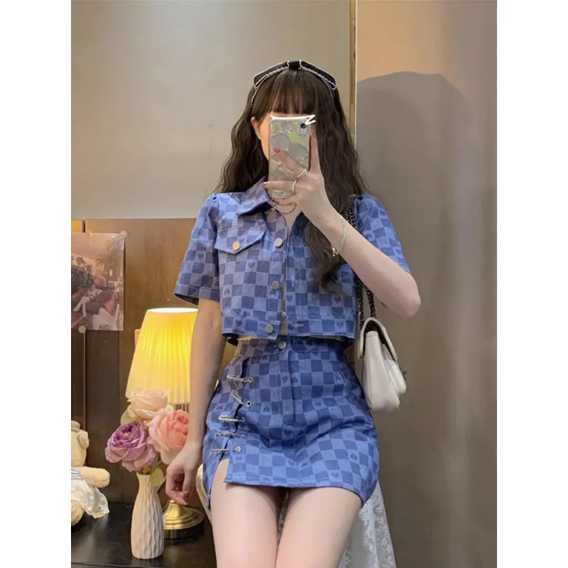Lookinto Two Piece Skirt Sets Women's-1