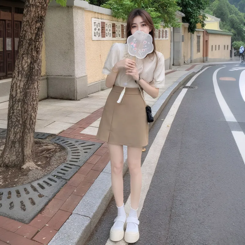 Lookinto Two Piece Skirt Sets Women's-5