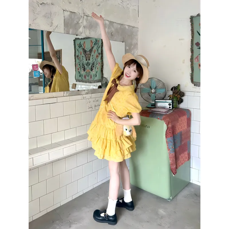 Lookinto Short Sleeved Dress Women's-3