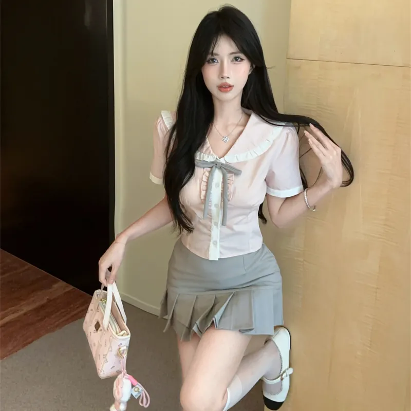 Lookinto Two Piece Skirt Sets Women's-3