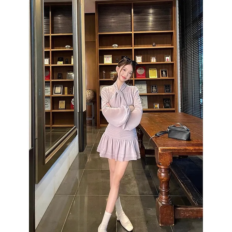 Lookinto Two Piece Skirt Sets Women's-4