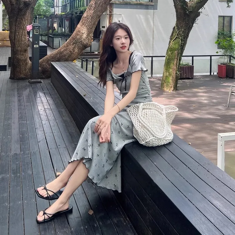 Lookinto Short Sleeved Dress Women's-12