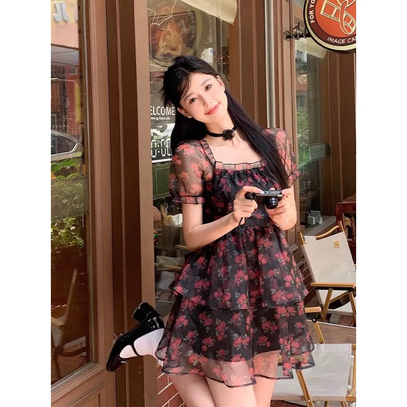 Lookinto Short Sleeved Dress Women's-3