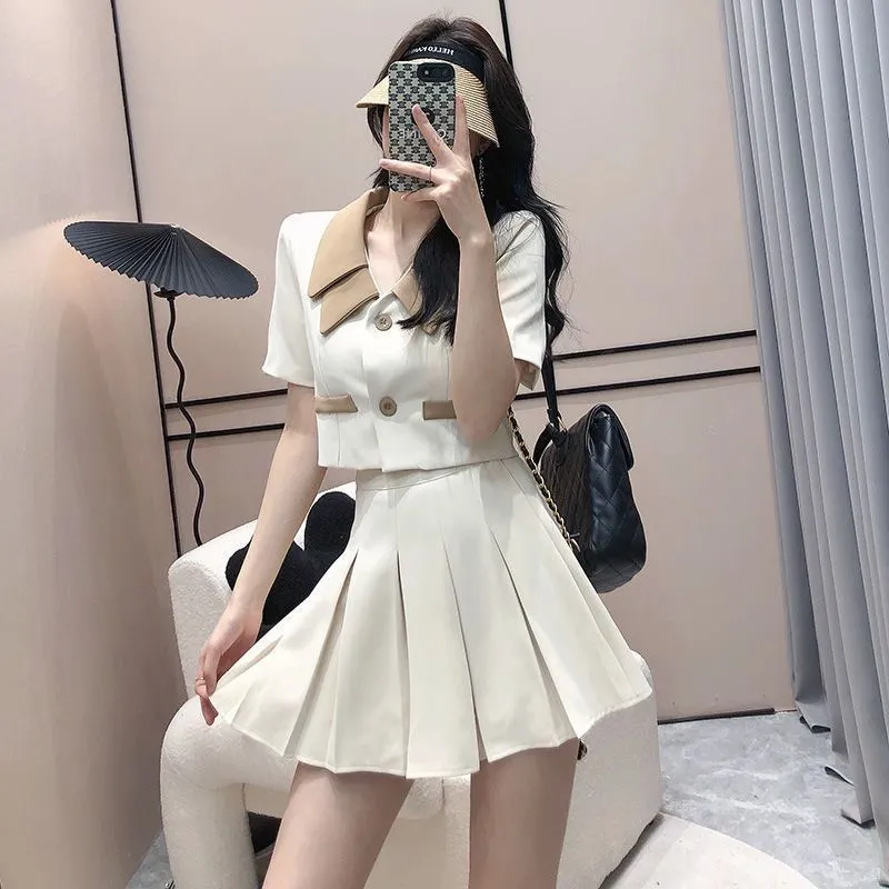 Lookinto Two Piece Skirt Sets Women's-3