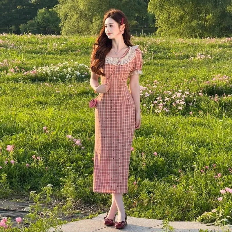Lookinto Short Sleeved Dress Women's-11