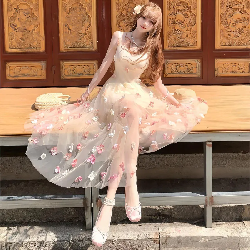 Lookinto Slip Dresses Women's Light Pink-3