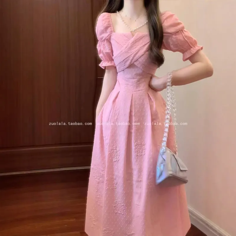 Lookinto Short Sleeved Dress Women's-13