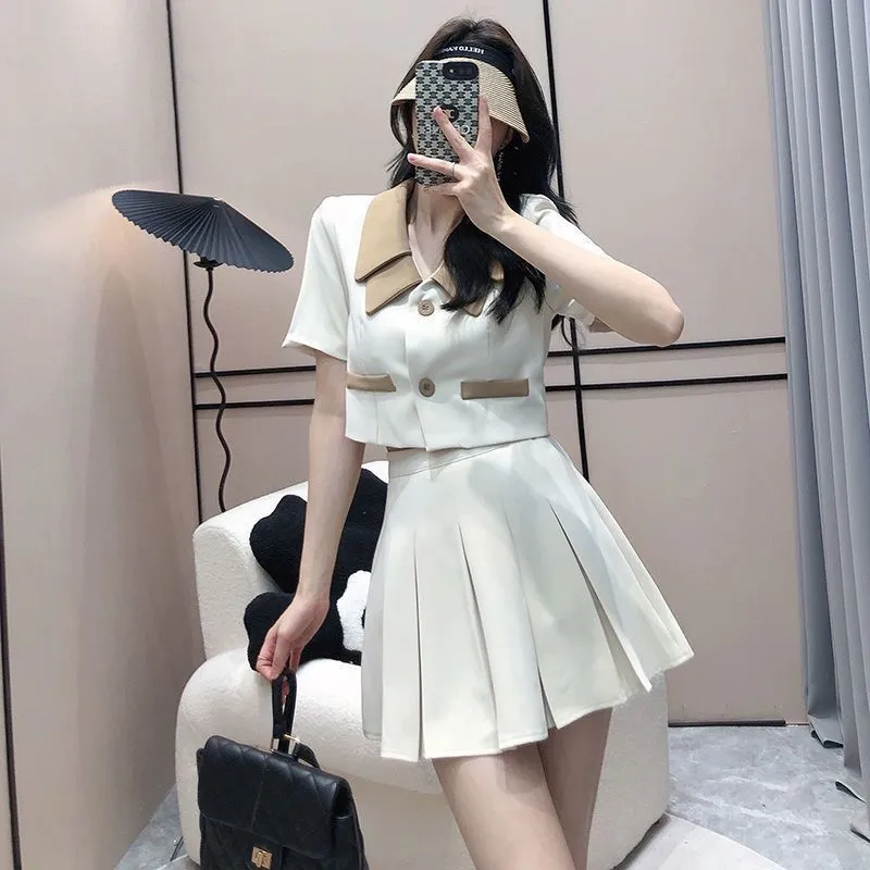 Lookinto Two Piece Skirt Sets Women's-2