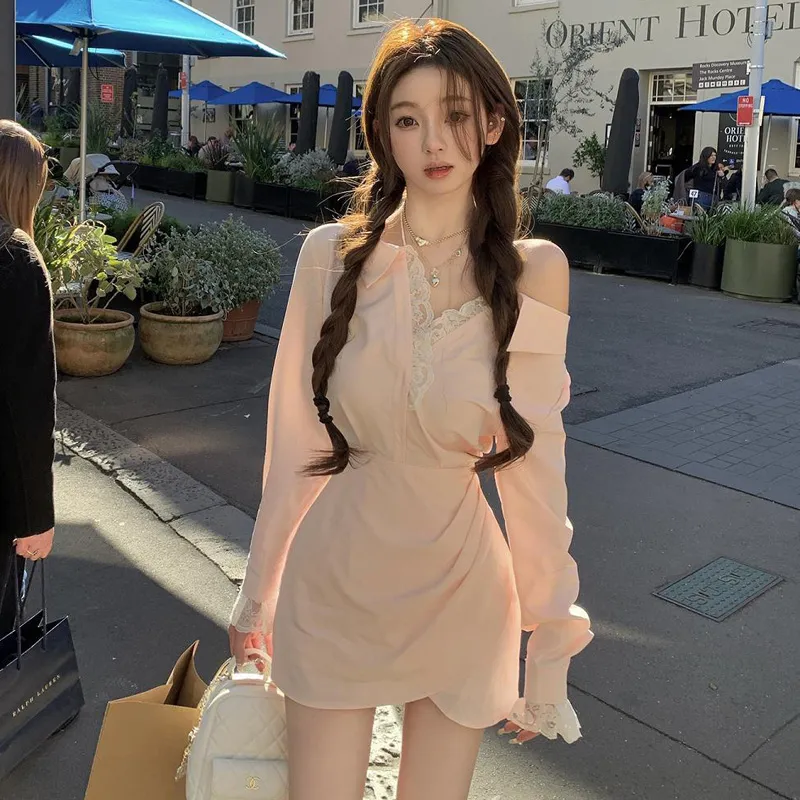Lookinto Long Sleeved Dress Women's-7