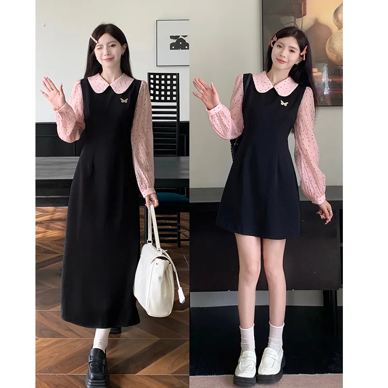 Lookinto Long Sleeved Dresses Women's-9