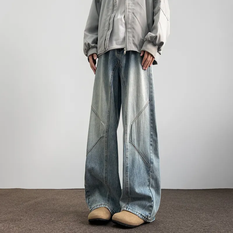 MARK WAFFLE Jeans Unisex Blue-3