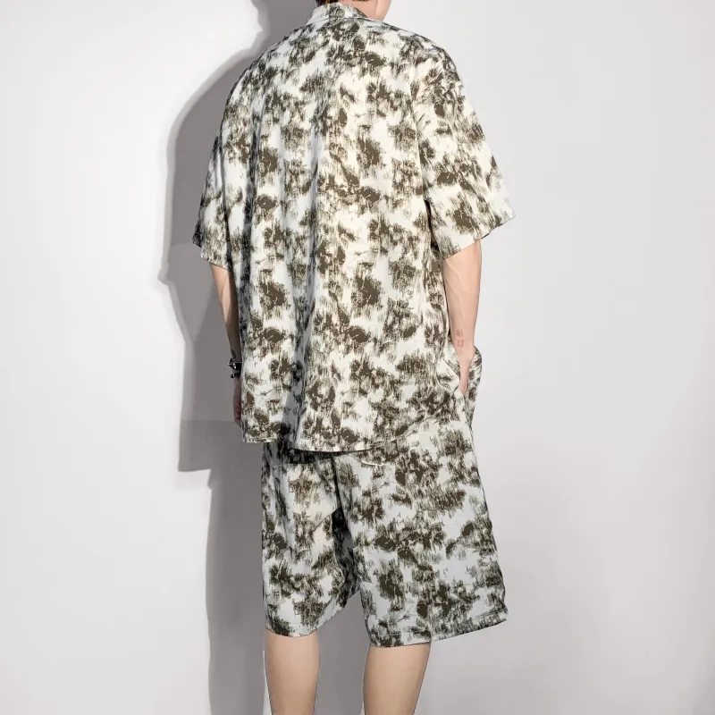 MARK WAFFLE Shirt Matching Set Unisex-3