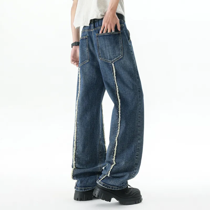 MARK WAFFLE Jeans Unisex Blue-5