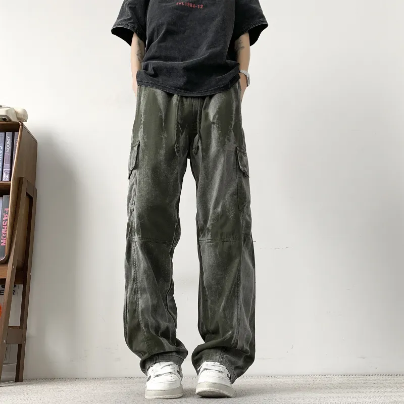 MARK WAFFLE Casual Pants Unisex-14