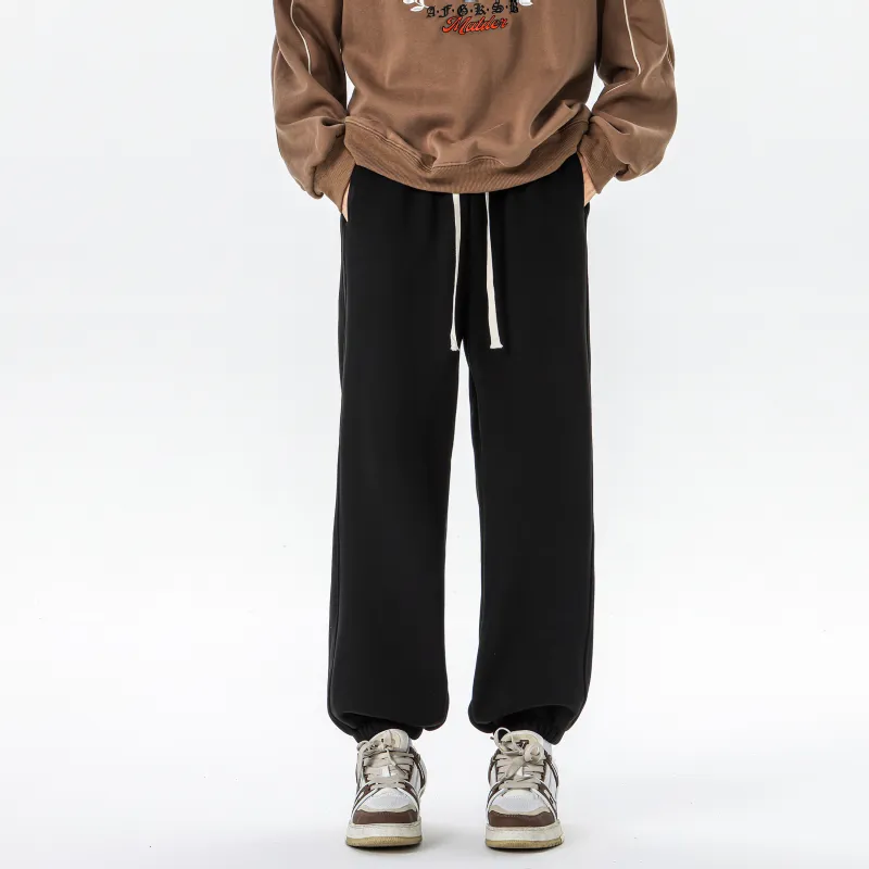 MARK WAFFLE Knitted Sports Pants Unisex-1