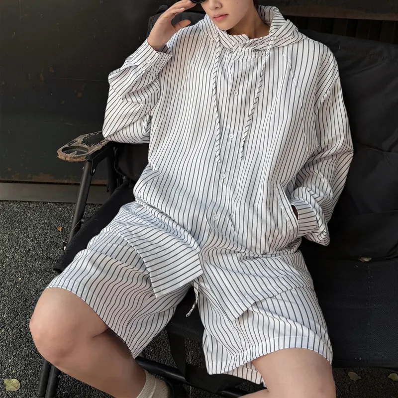 MARK WAFFLE Shirt Matching Set Unisex-22