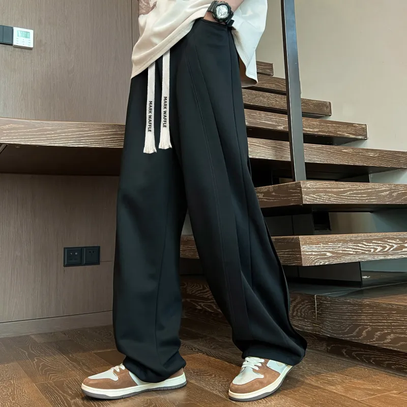 MARK WAFFLE Knitted Sweatpants Unisex-10