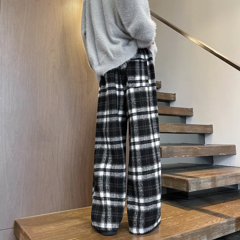 MARK WAFFLE Casual Pants Unisex-4