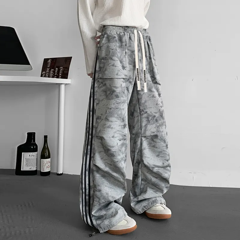MARK WAFFLE Knitted Sweatpants Unisex-4
