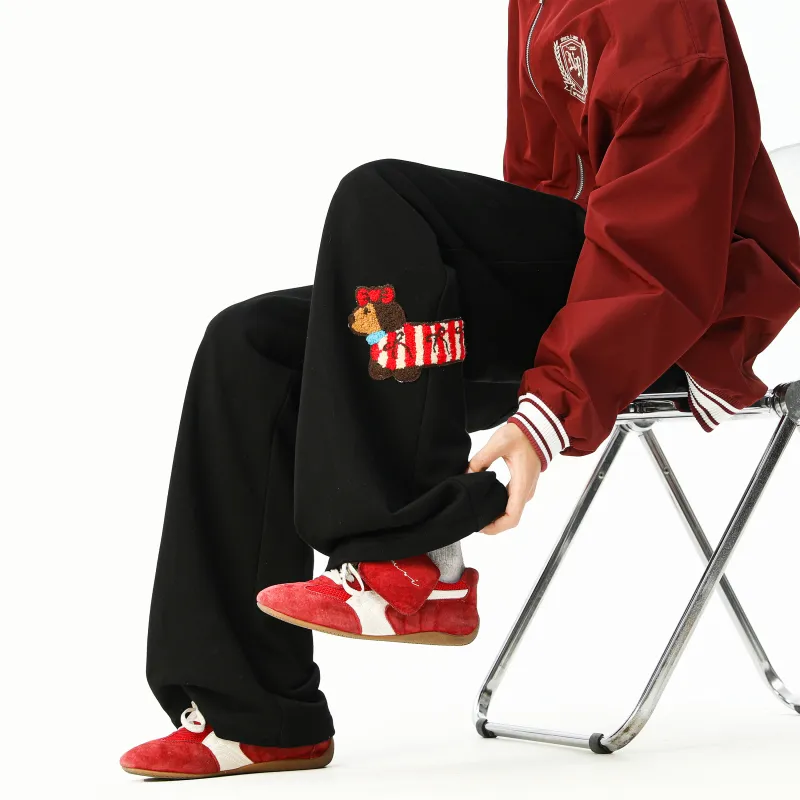 MARK WAFFLE Knitted Sweatpants Unisex-20