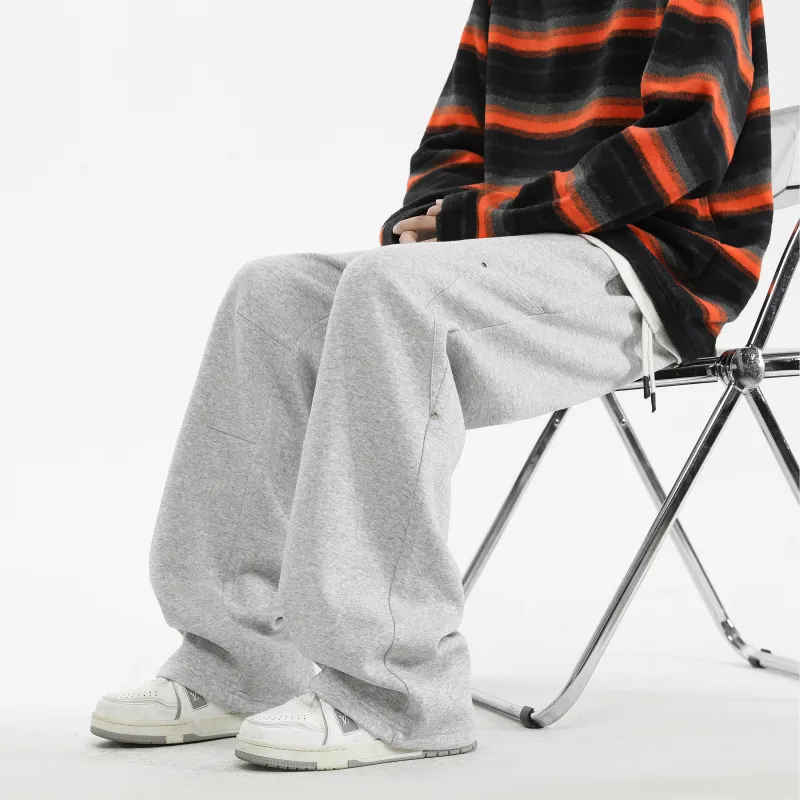 MARK WAFFLE Knitted Sweatpants Unisex-9
