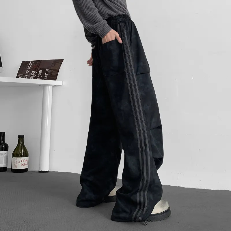 MARK WAFFLE Knitted Sweatpants Unisex-13