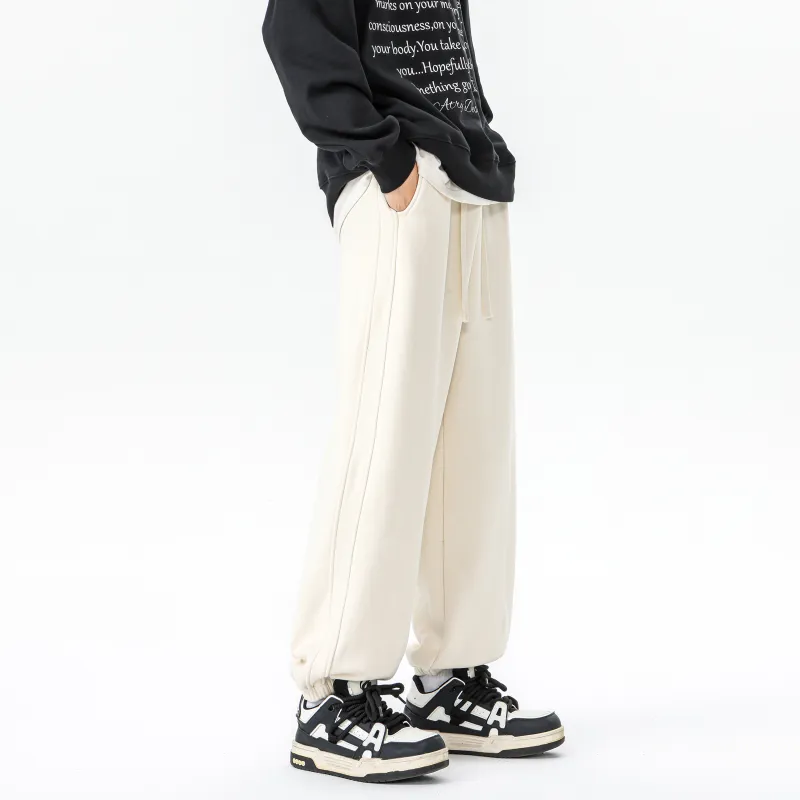 MARK WAFFLE Knitted Sports Pants Unisex-21