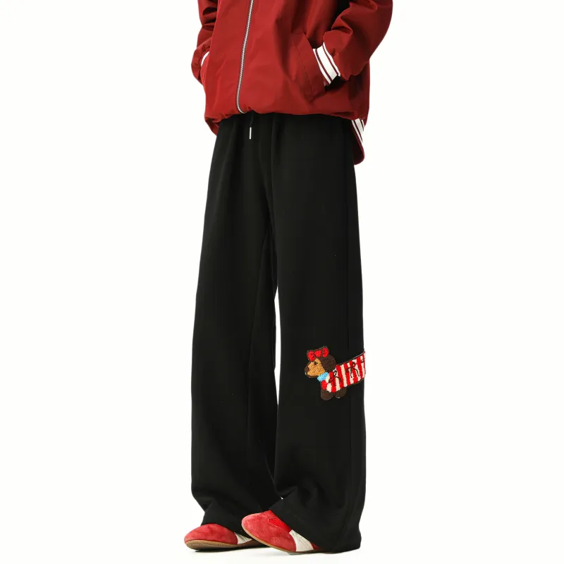MARK WAFFLE Knitted Sweatpants Unisex-19