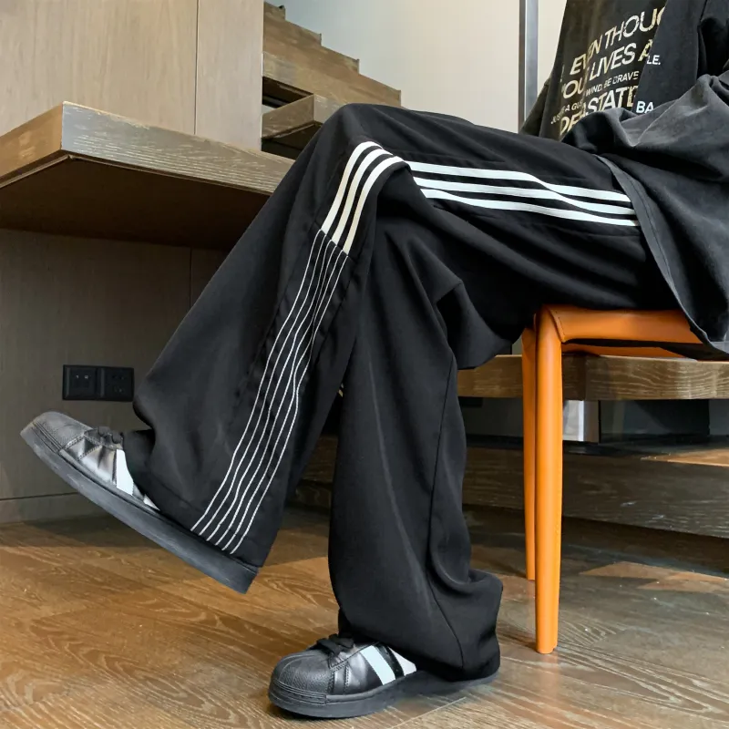 MARK WAFFLE Knitted Sports Pants Unisex-5