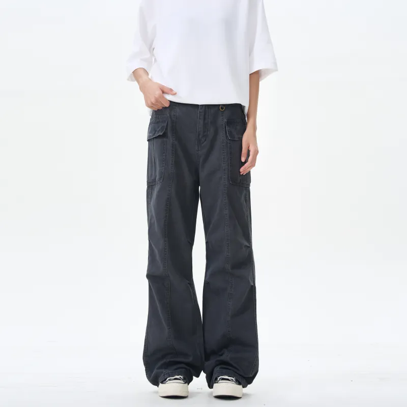 MARK WAFFLE Casual Pants Unisex-3