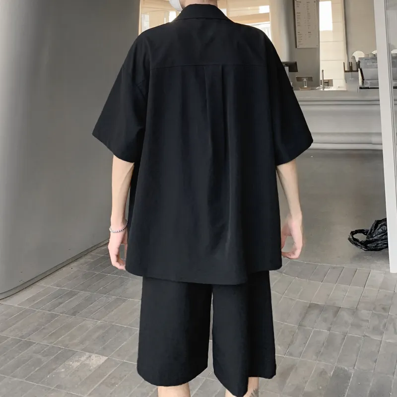 MARK WAFFLE Shirt Matching Set Unisex-8