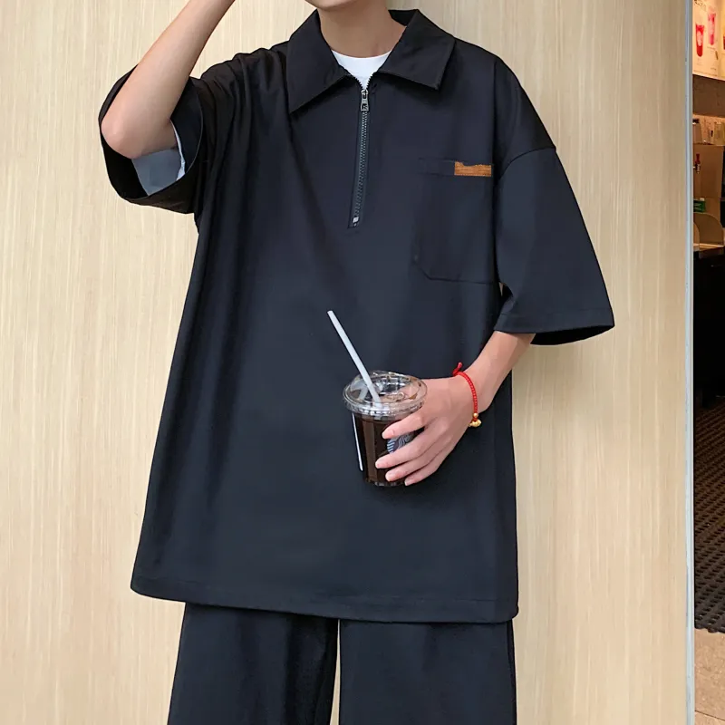 MARK WAFFLE Shirt Matching Set Unisex-2