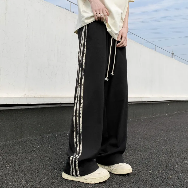 MARK WAFFLE Knitted Sweatpants Unisex-11