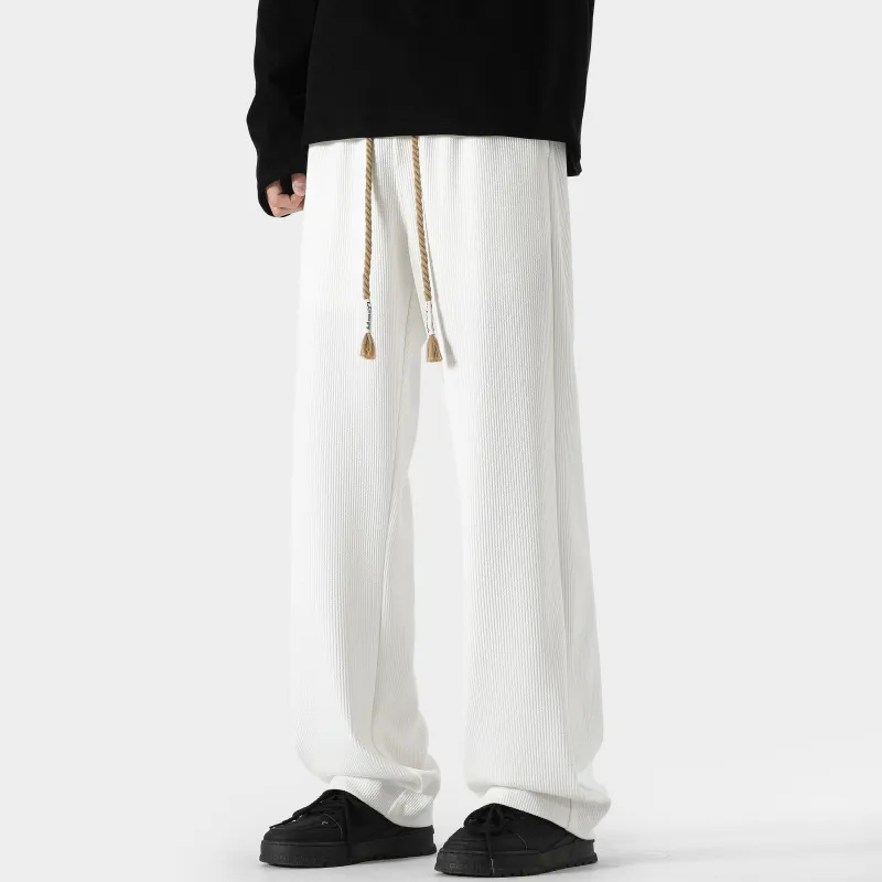 MARK WAFFLE Knitted Sweatpants Unisex-6