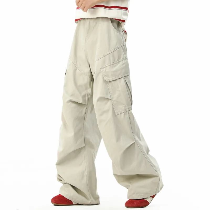 MARK WAFFLE Cargo Pants Unisex-17