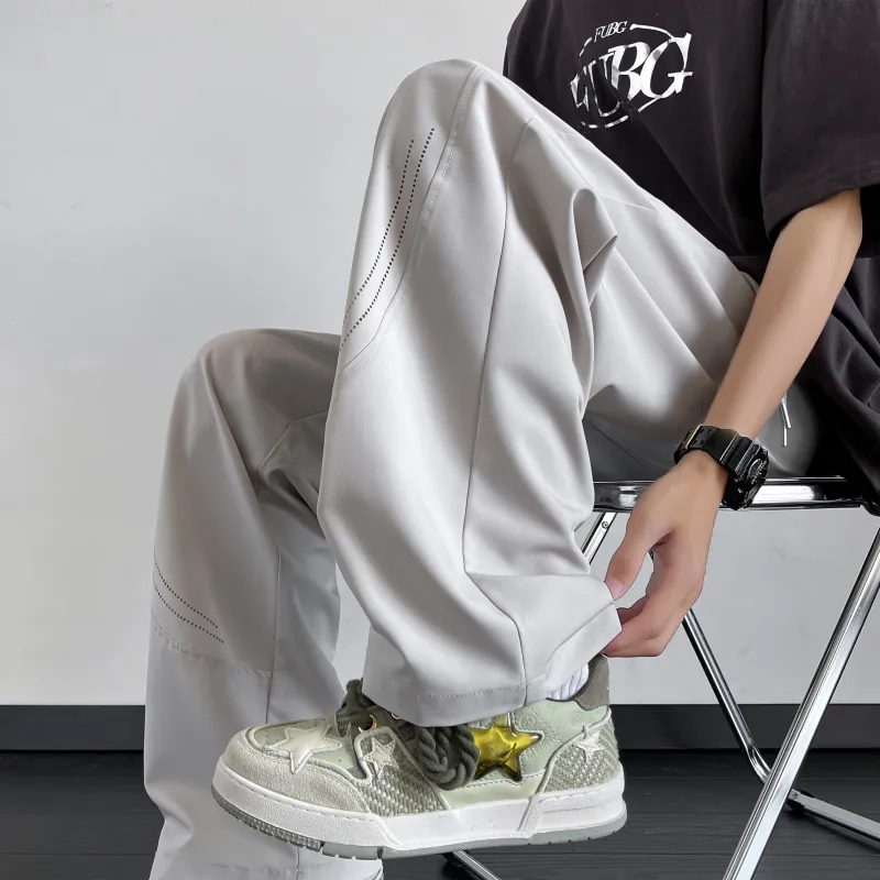 MARK WAFFLE Knitted Sweatpants Unisex-17
