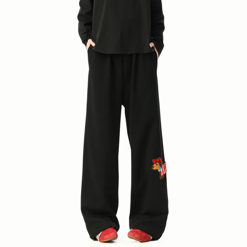 MARK WAFFLE Knitted Sweatpants Unisex-18