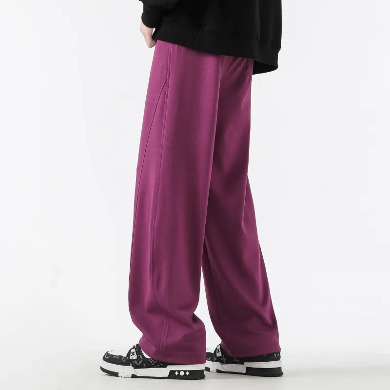 MARK WAFFLE Knitted Sweatpants Unisex-23