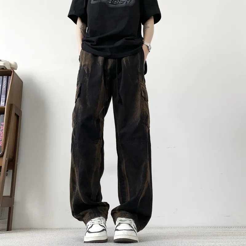 MARK WAFFLE Casual Pants Unisex-3